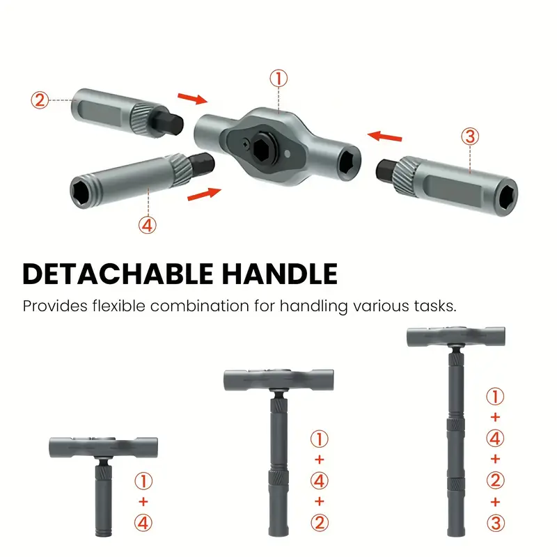 25 in 1 magnetic ratchet screwdriver set chrome vanadium steel reverse handle internal hex bits for furniture car computer bicycle diy carrying case tool kit durable construction screwdriver set Product details 1
