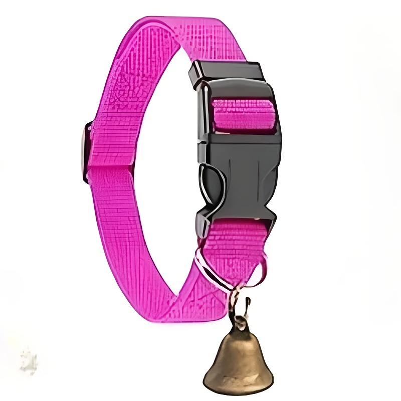 E-shop Verstellbares Ziegenhalsband mit Kupferglocke - Anti-Verlust, strapazierfähiges Polyestermaterial, geeignet für kleine Bauernhoftiere