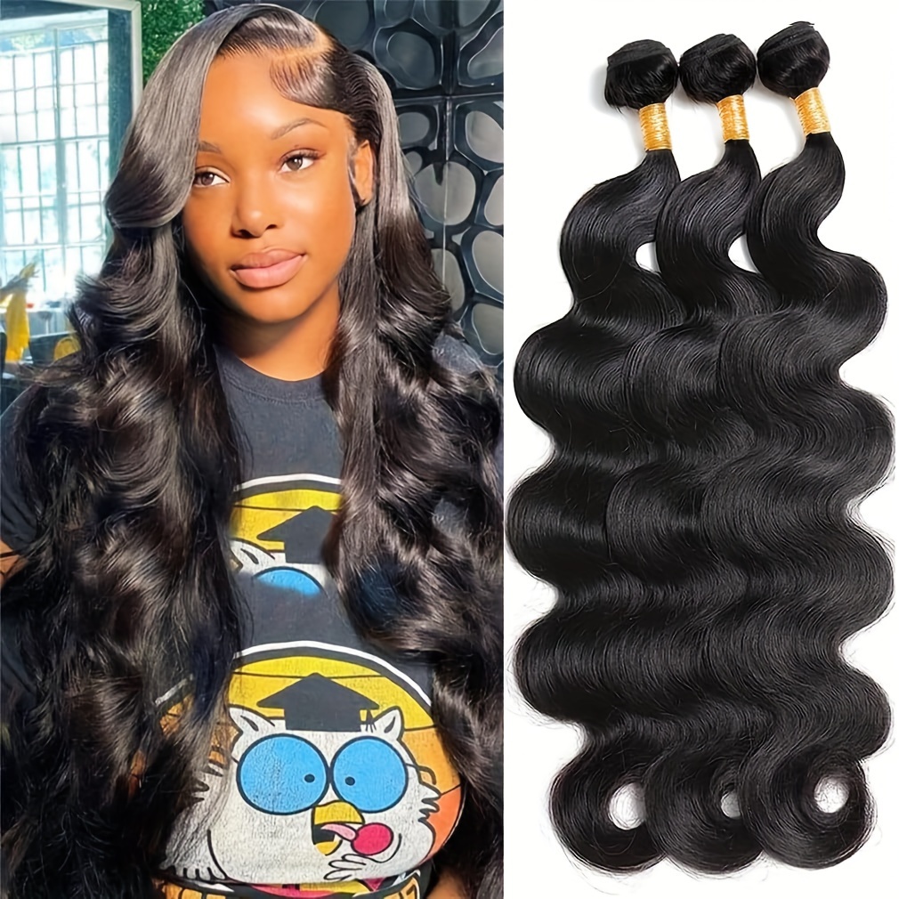 Human Hair Bundles Body Bundles Human Hair 100 Brazilian Hair Bundles Deals Human Hair Weft Weave Bundles Human Hair Extension