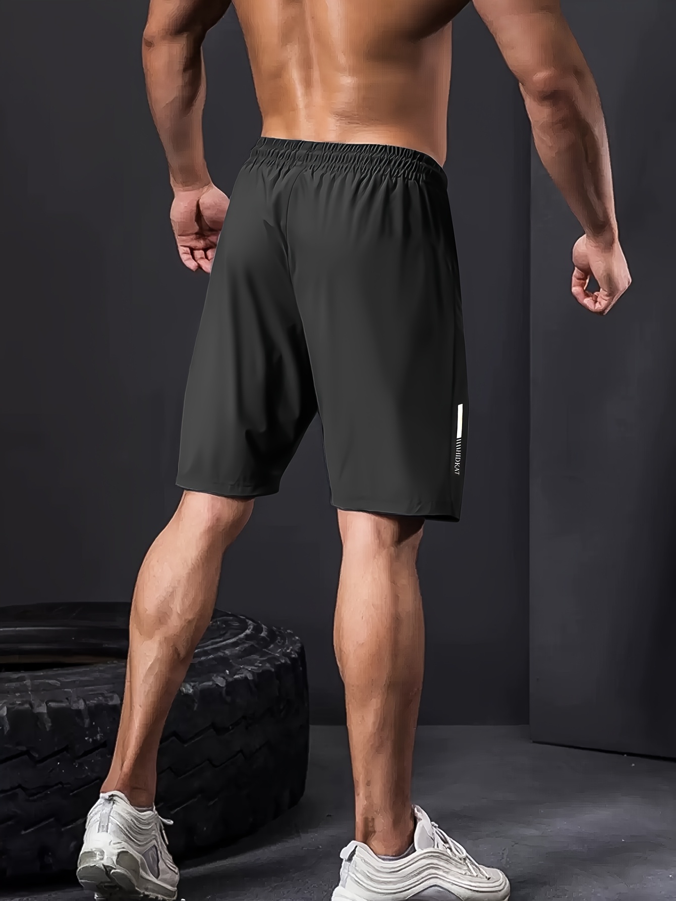 Pantaloncini Uomo Con Rete - Palestra, Corsa | Tasca Zip E Coulisse - Foto 7