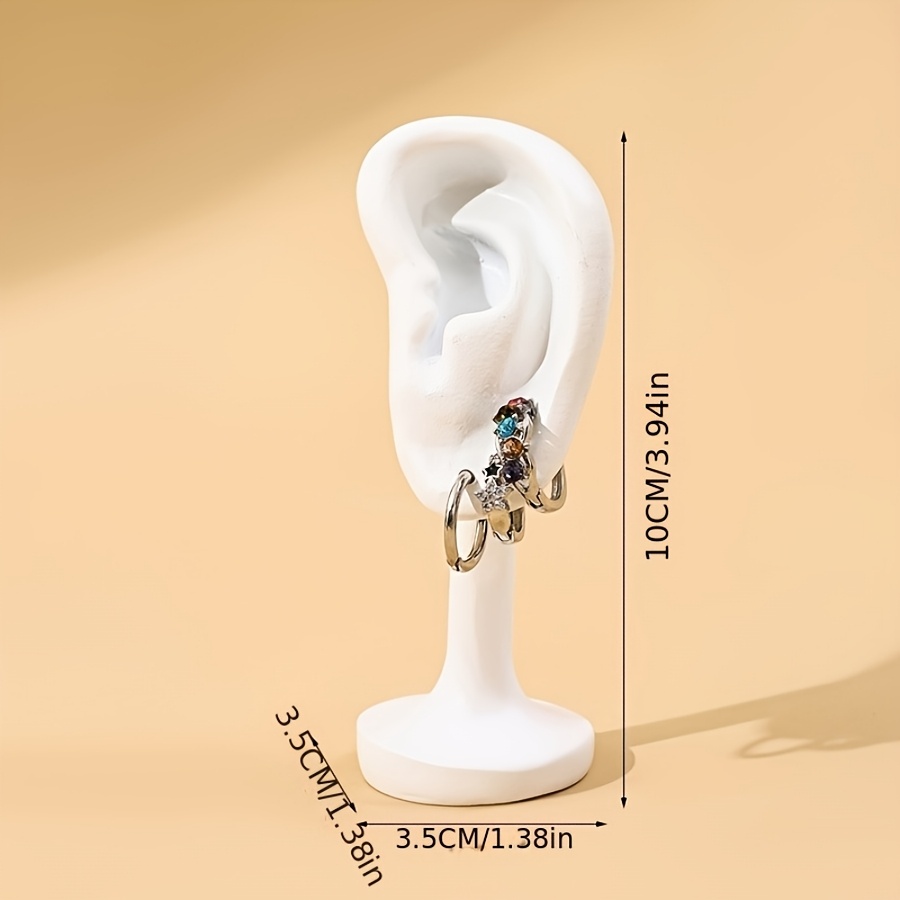room decor abs resin earring display stand realistic Temu