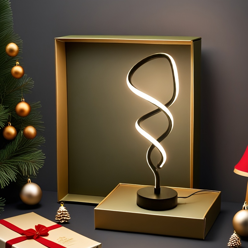 Cane Modern LED Desk Lamp with USB Three-Tone Dimming