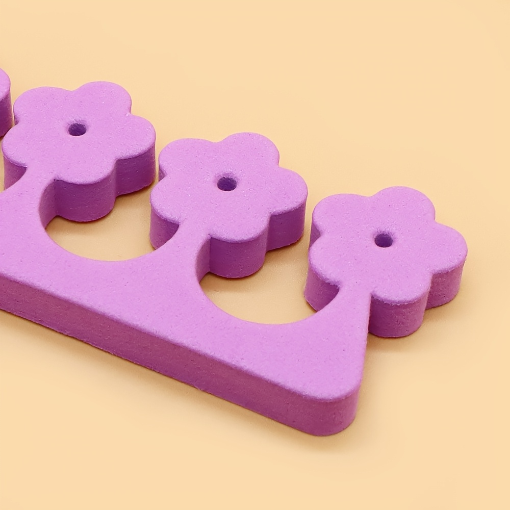 8pcs Soft Sponge Finger and Toe Separators for Nail Art