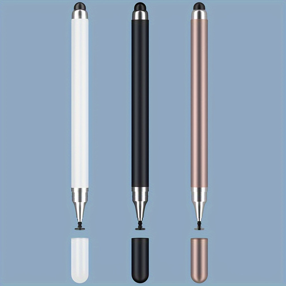 TEMU 3pcs 2 In 1 Universal Stylus Pen For Tablet Mobile For Android For Ios Phone For Accessories Drawing Tablet Capacitive Screen Touch Pen