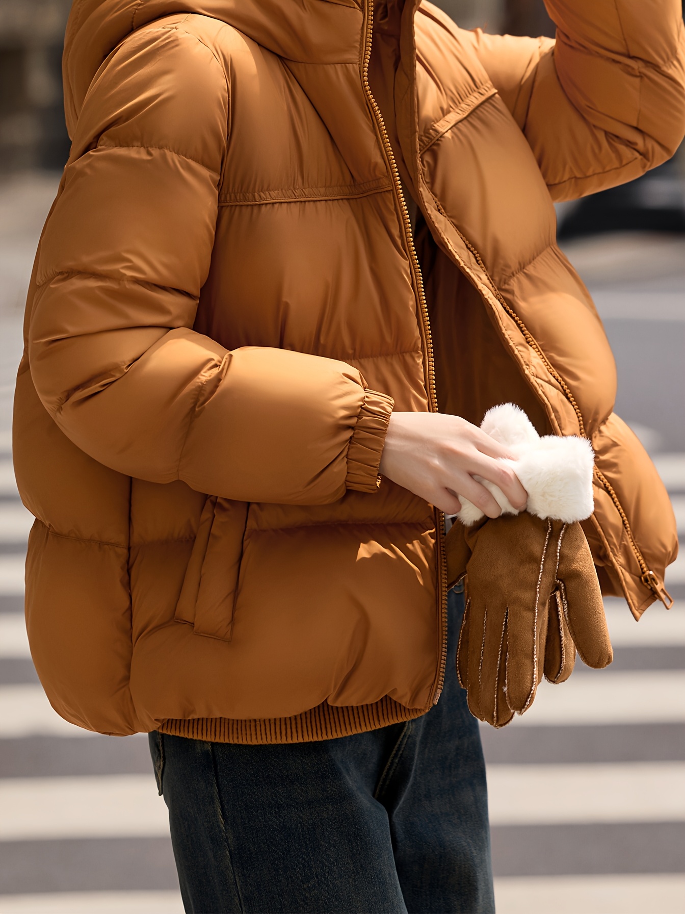 Winterjacke Damen WeiÃƒÂŸe Jacke Xwi Damen Winter Pufferjacke