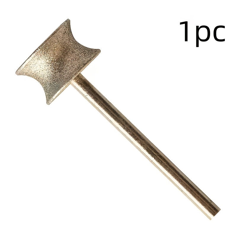TEMU 1pc Tête de meulage à arc de diamant, Tête de meulage diamant, Outil de polissage multifonctionnel, Outil de chanfreinage de bord de verre, Tête