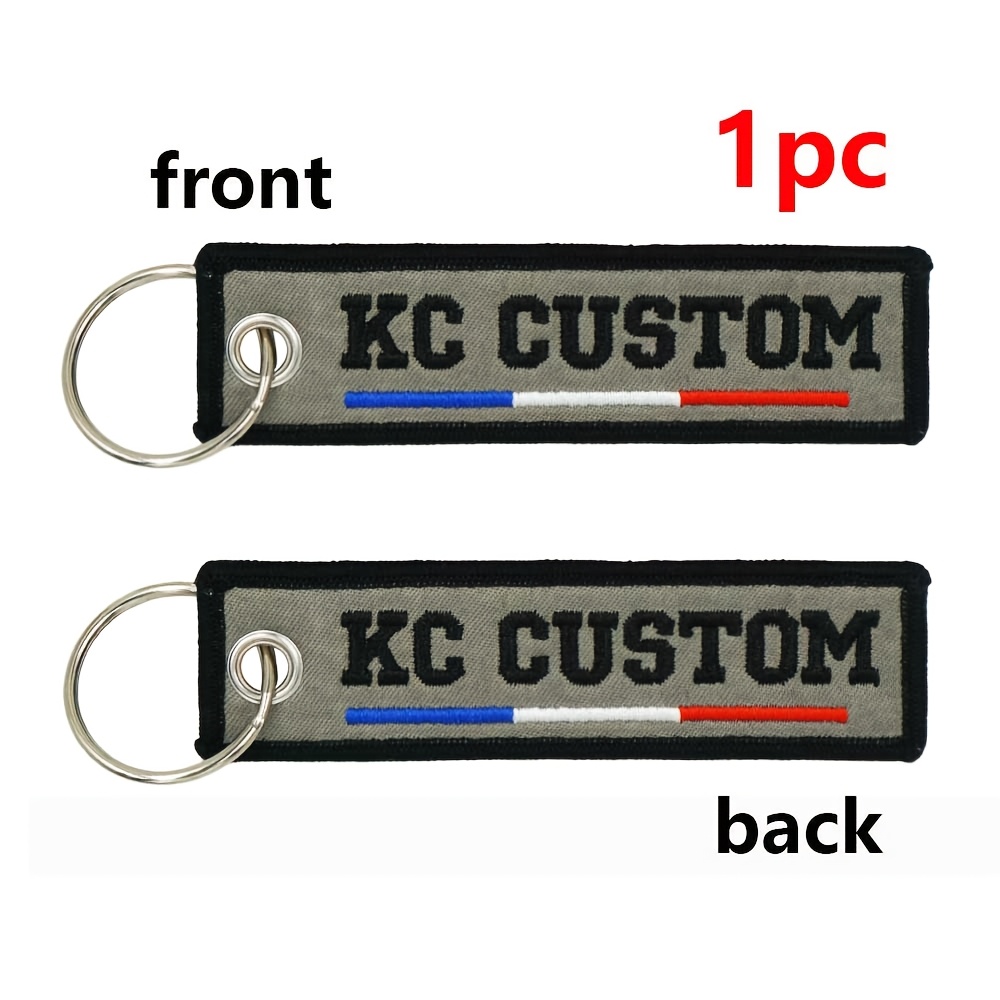 TEMU 1 Porte-clés Brodé Personnalisé avec Drapeaux Rayés de Belgique et d'Italie, Porte-clés Brodé avec Anneau, Cadeau , Cadeau d'Anniversaire pour ,