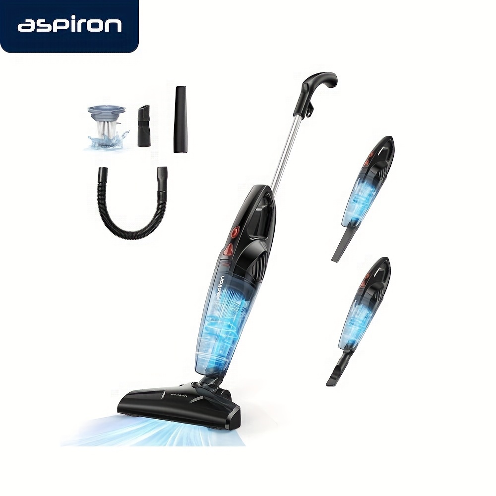 

Aspiron With 20kpa Powerful Suction, Crevice Tool, Filter, 5-in-1 Handheld Lightweight Bagless Vacuum Cleaner For Home, Carpet And Floor