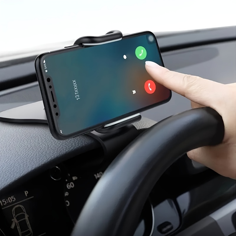 

Dolwao 1pc Universal Car Phone Holder - , Dashboard For Iphone, , Xiaomi, Oppo, For , Oneplus - Abs , No Battery Needed