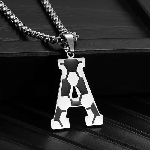 Collier Blue Lock En Acier Titane - Bijou Anime, Pendentif Figurine Coloré, Cadeau Fan Cosplay (5 Cm)