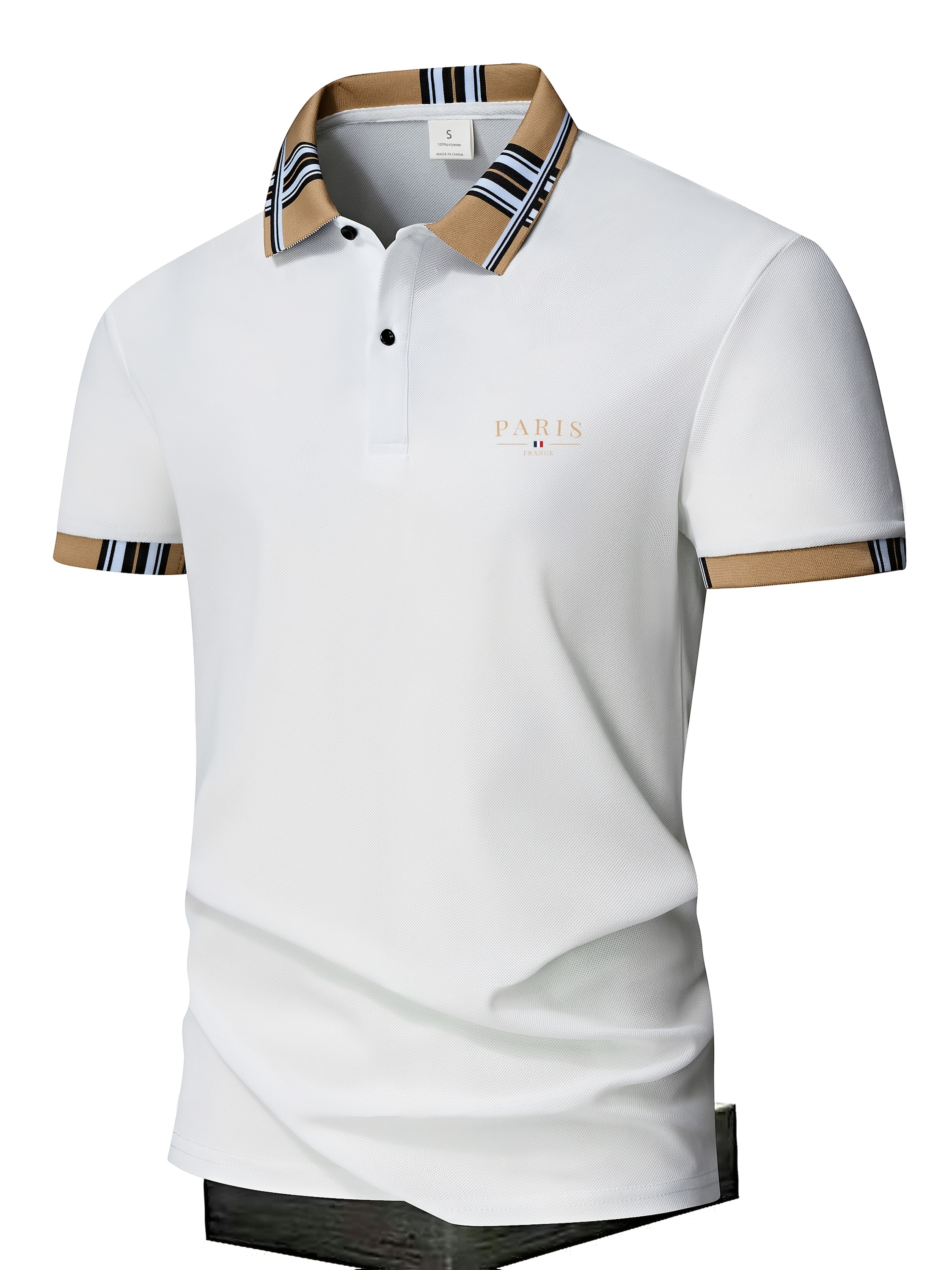 heren hoge kwaliteit zomer casual zakelijk shirt wit Temu Belgium