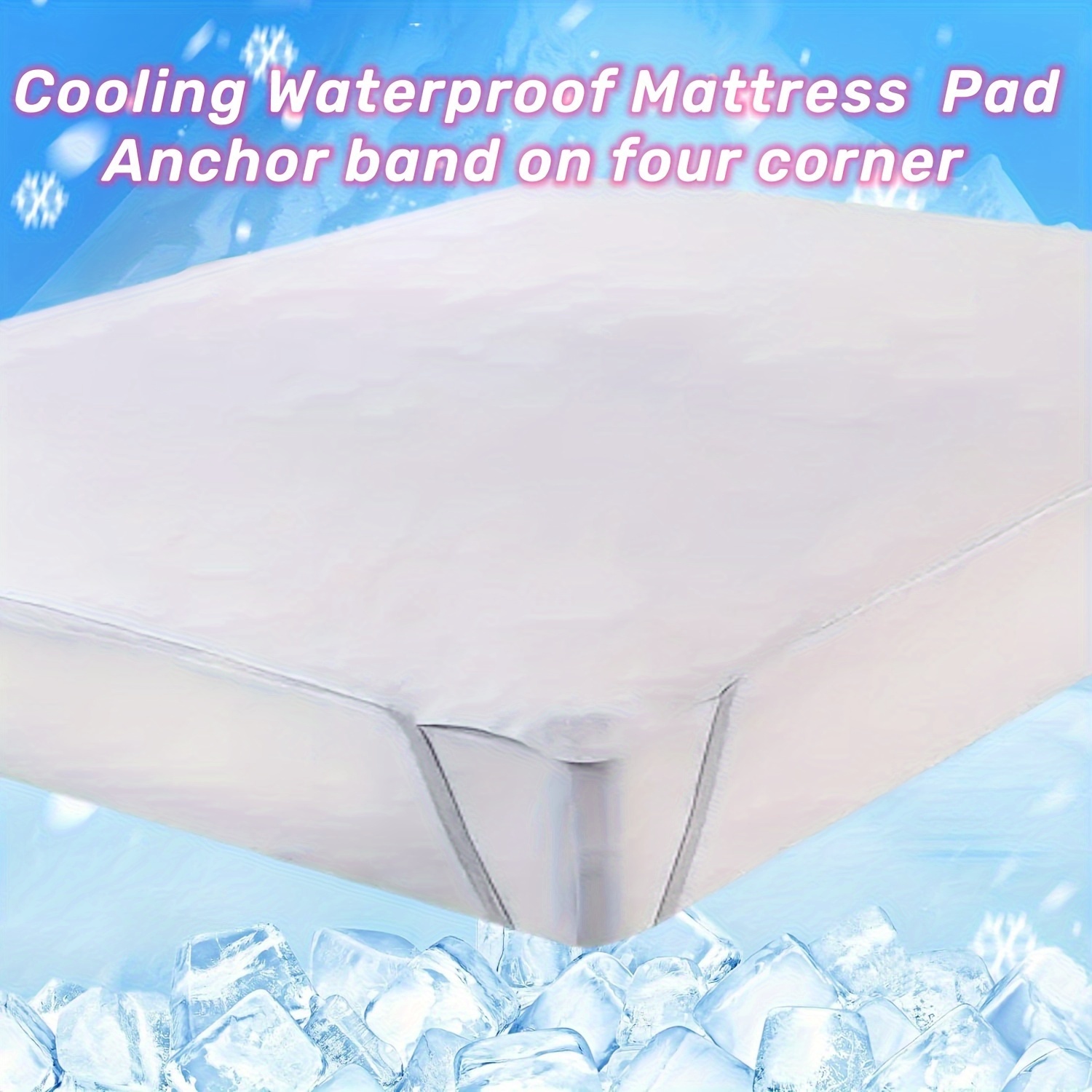 

Luxury Hotel-grade Ultra-soft Cooling Waterproof Mattress Protector - All-season, Breathable Polyester Cover With Design Outdoor Pillow Covers Waterproof Outdoor Pillows Waterproof
