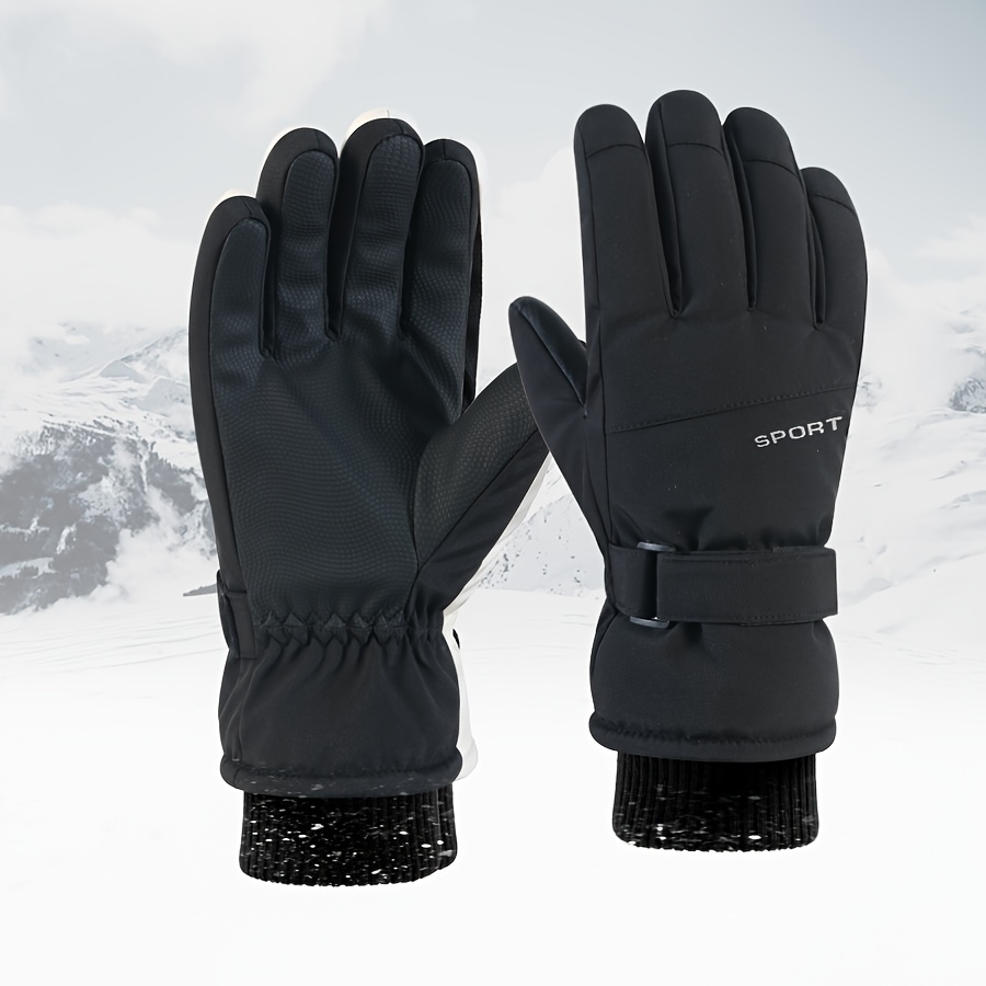 

Ski Gloves For Men And , Fleece Lined, -20° Windproof , Filled, -slip, Touch , Knitted For Gloves