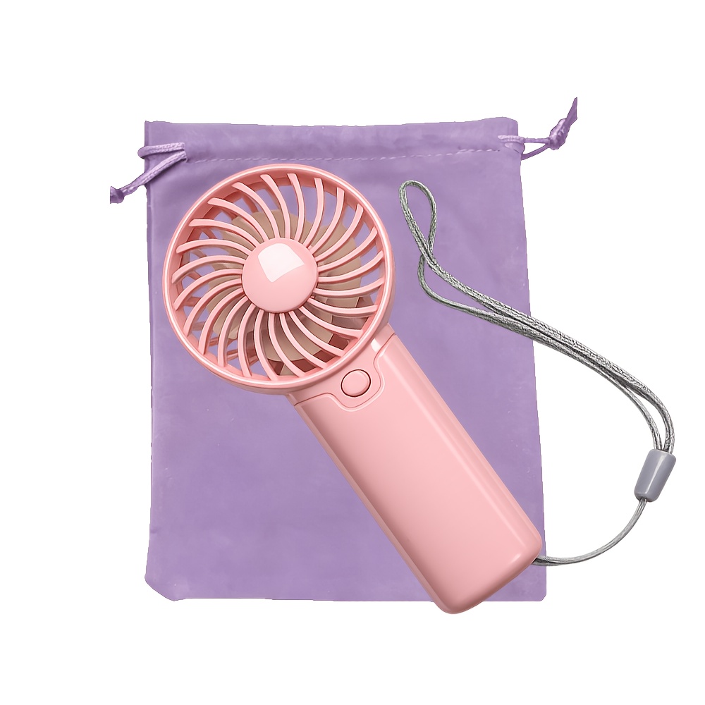 Image of Battery Operated Mini Portable Fan, Lightweight Handheld Fan - Ideal For Office, Outdoor, Traveling And Camping - Stay Cool ! (requires Aaa Batteries, Not Included)