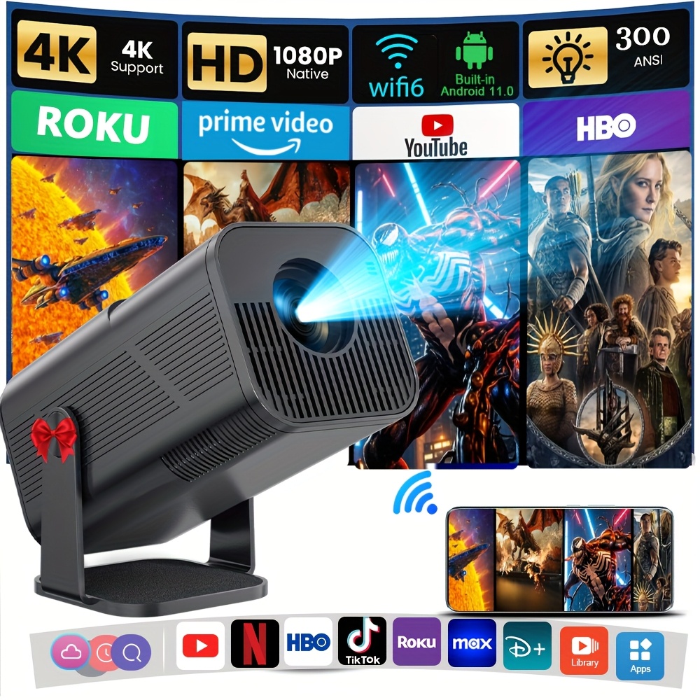 mini projector black sold on Temu United States