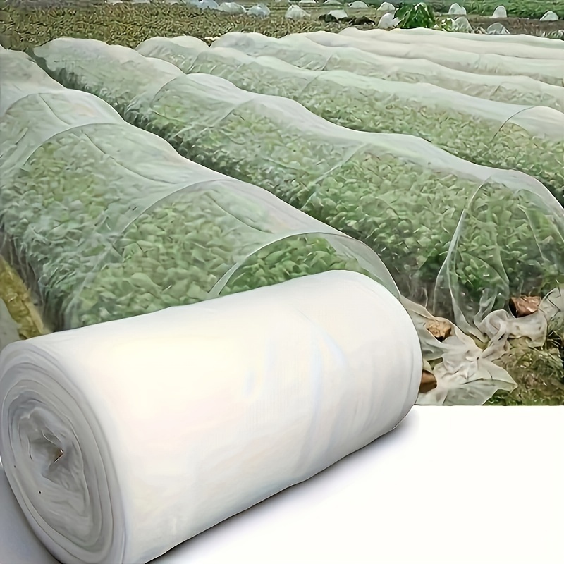 

1 Roll, 10x50 Ft/ 300x1500cm, Garden Insect Barrier Netting, Ultra-fine Mesh, Plant Protection Cover, Bird-proof, Dust-proof, For Vegetables, Fruit Trees, Flower Beds