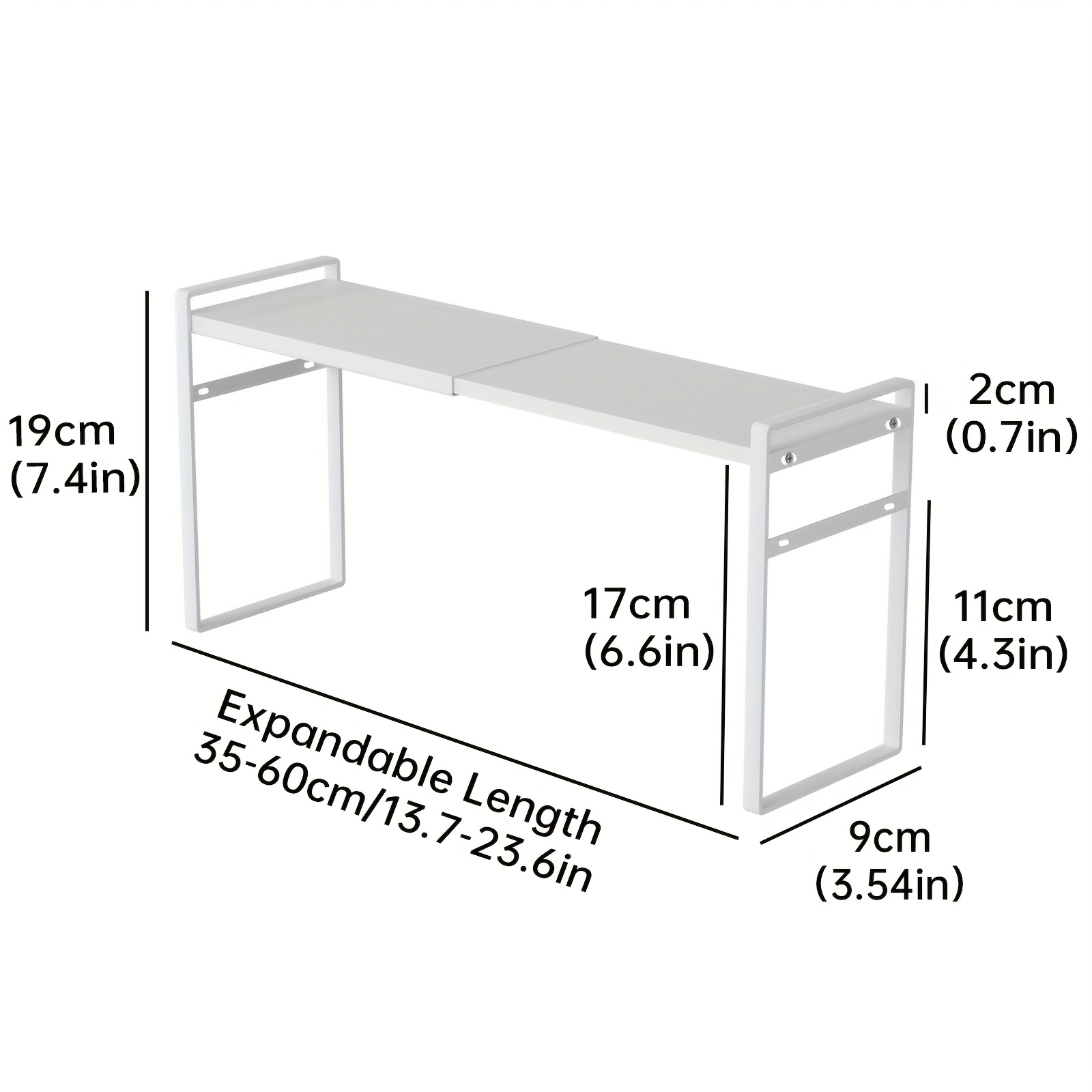 Image of Kitchen Spice Rack, Ultra-narrow Spice Organizer, Double-layer Seasoning Storage Solution For Oil, Salt, Sauce, And Vinegar, For Windowsills, Countertops, And
