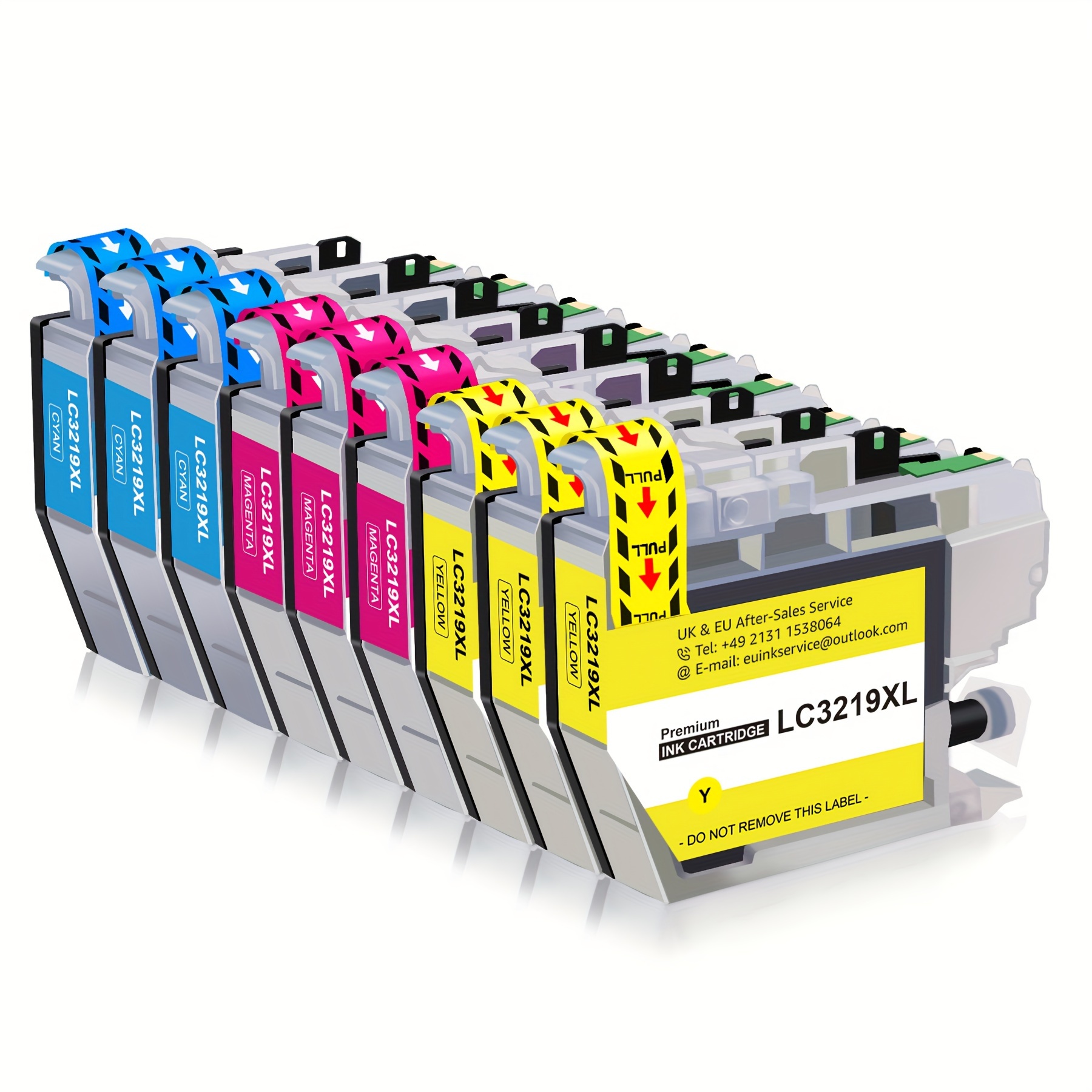 Image of Lc3219xl Lc3219 Printer Cartridges Lc3217 Lc 3219 Xl Lc 3219xl Compatible For Brother Lc3219xl Lc 3217 Lc-3219xl For Brother Mfc-j5330dw Cartridges Mfc-j5730dw Mfc-j6930dw (1-10pack)