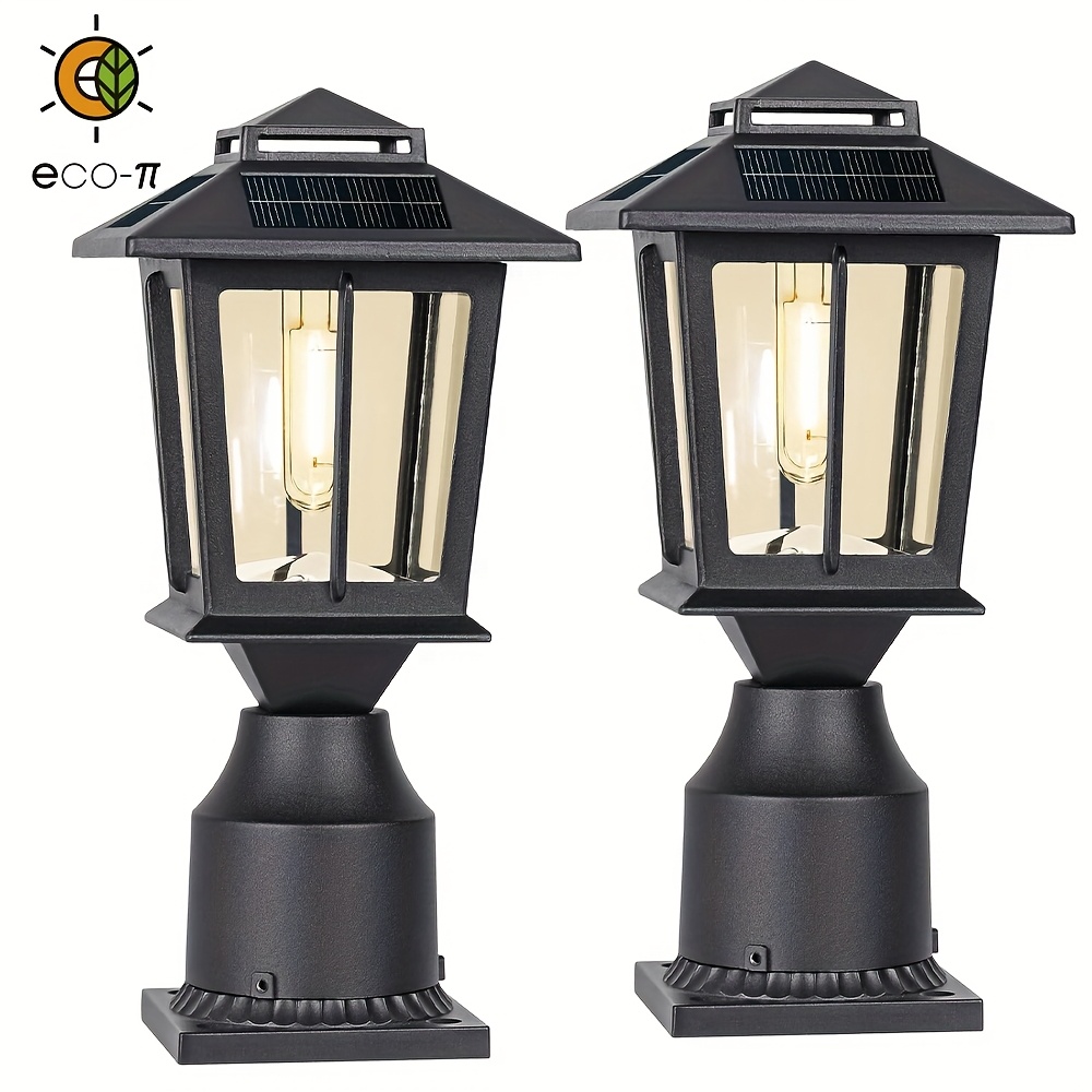 

Large Black Lawn Light Outdoor Led Bulb Solar Garden Light Area Landscape Light