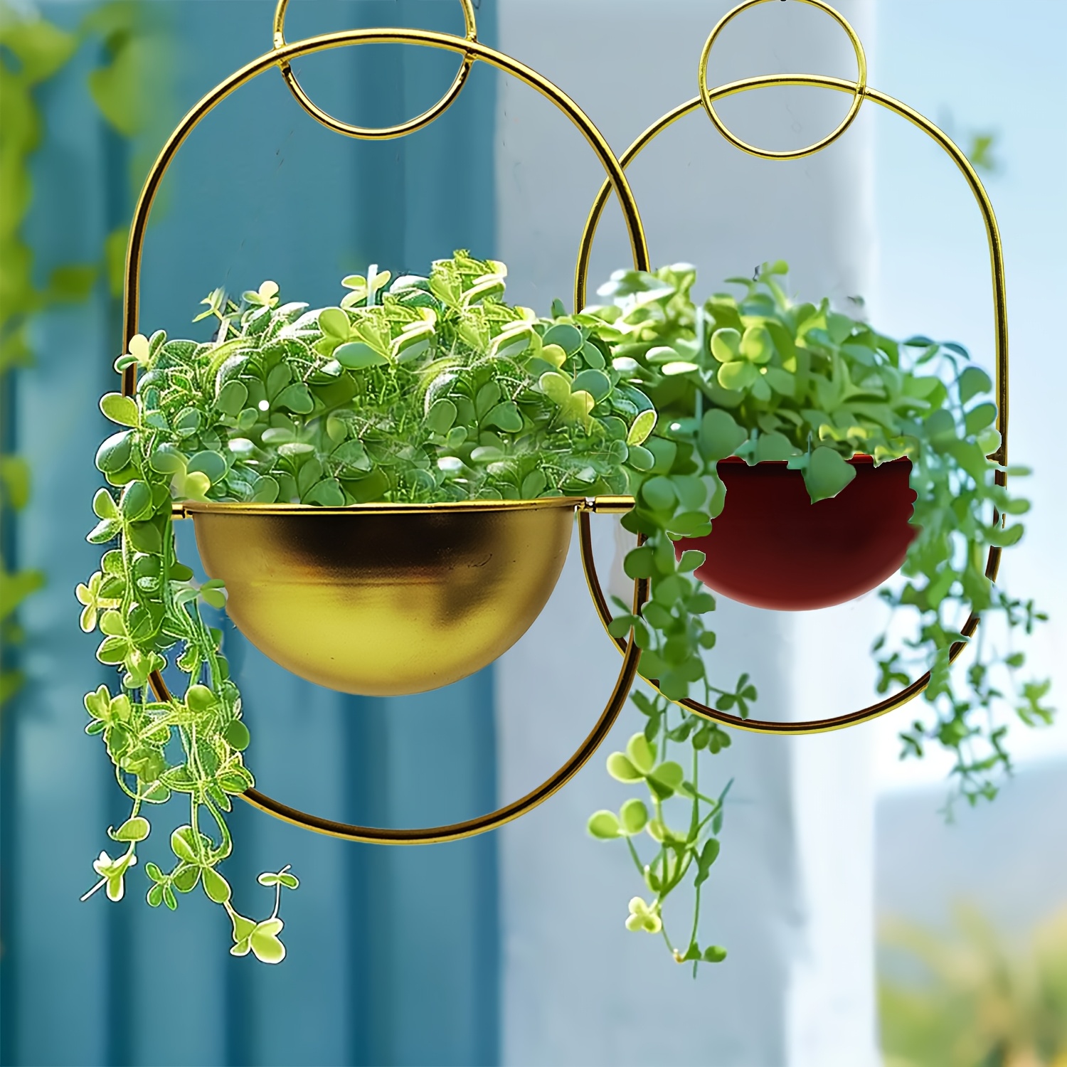 metall hngeblumentopf bhmischer stil ovale - Temu Austria