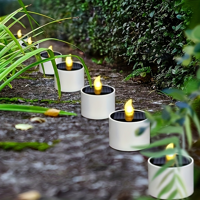 solar led kerzenlichter teelichter outdoor