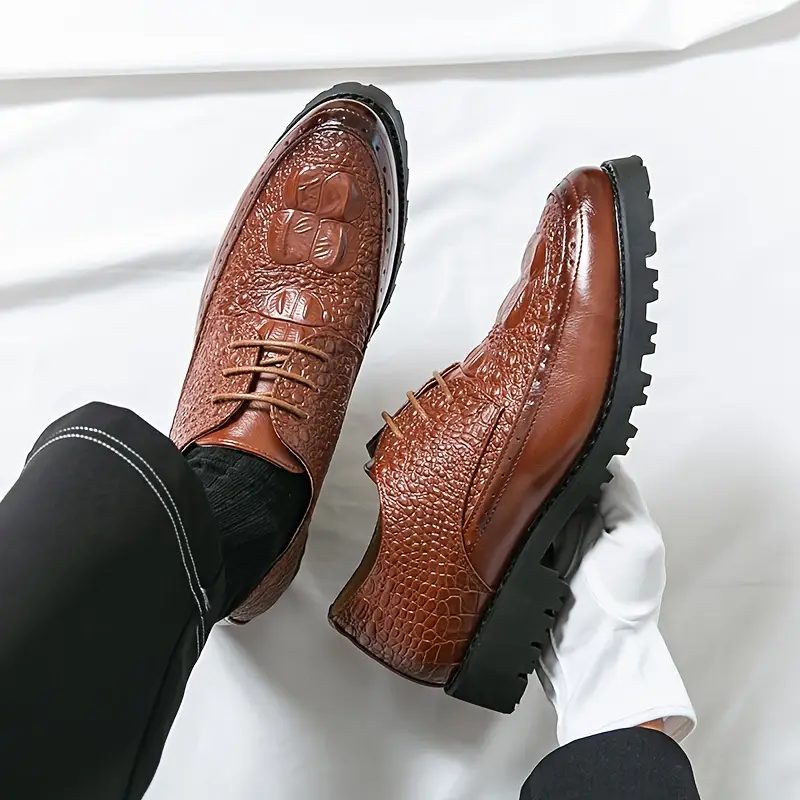 mens red dress shoes elegant lace loafers thick sole perfect - Temu mens red dress shoes elegant lace loafers thick sole perfect - Temu