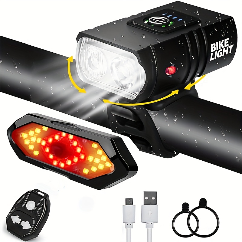 TEMU Led , Usb Rechargeable Bike Light, Outdoor Riding, Hiking, Camping, Cycling Accessories As Gift