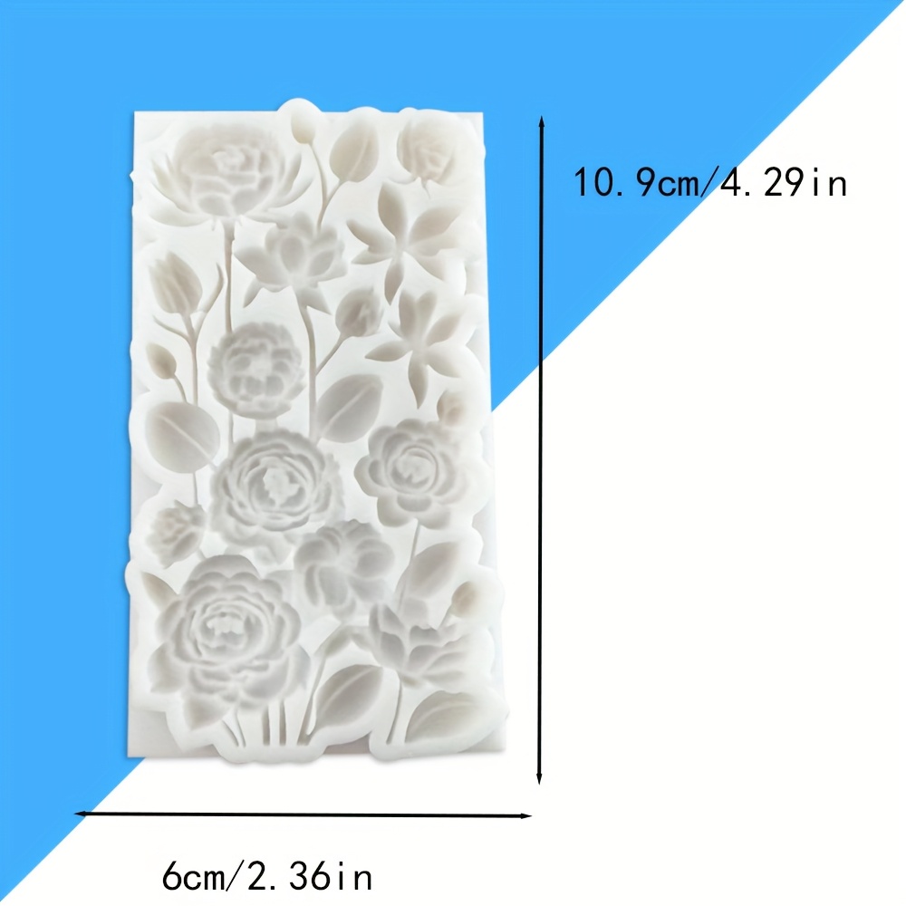 Artistic Flower Fondant Silicone Mold
