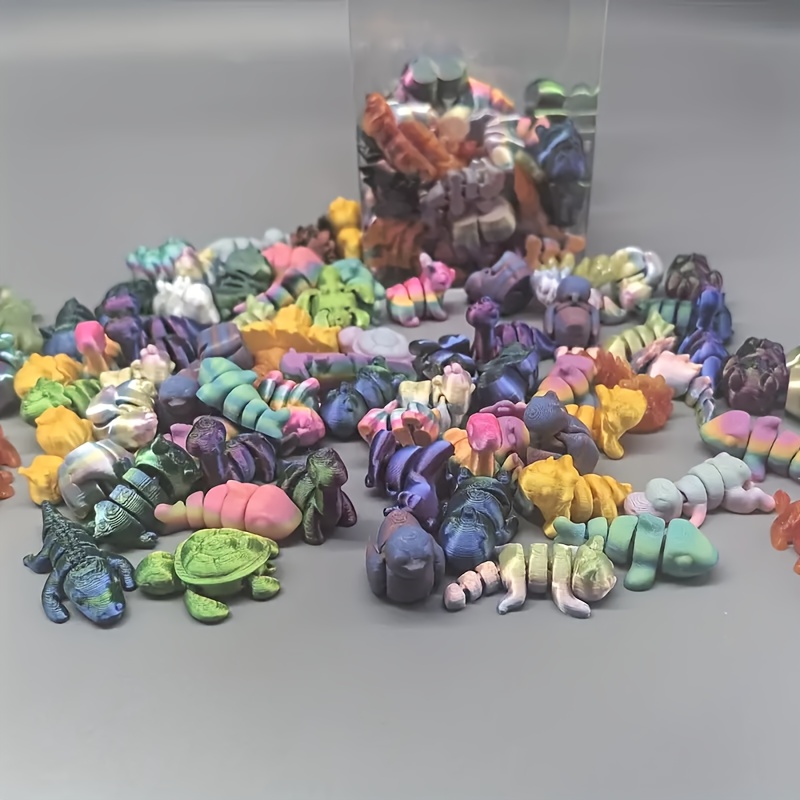 45pcs 3d printed   unique and diverse models suitable for room decoration and aquarium decoration multi style and types suitable for room decor garden aquarium and festive atmosphere arrangement   for holiday occasions statues details 3
