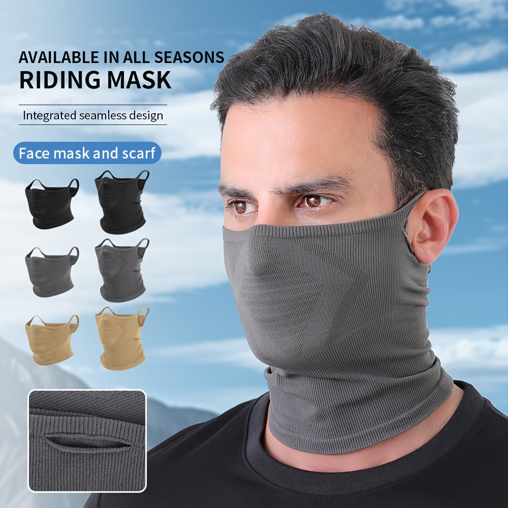 

Breathable Mesh Riding Mask, Neck Cover For Outdoor Sports, Lightweight And Thin, Quick-drying Sweat Absorption, Ideal For Cycling, Mountaineering, Fishing - Solid Color