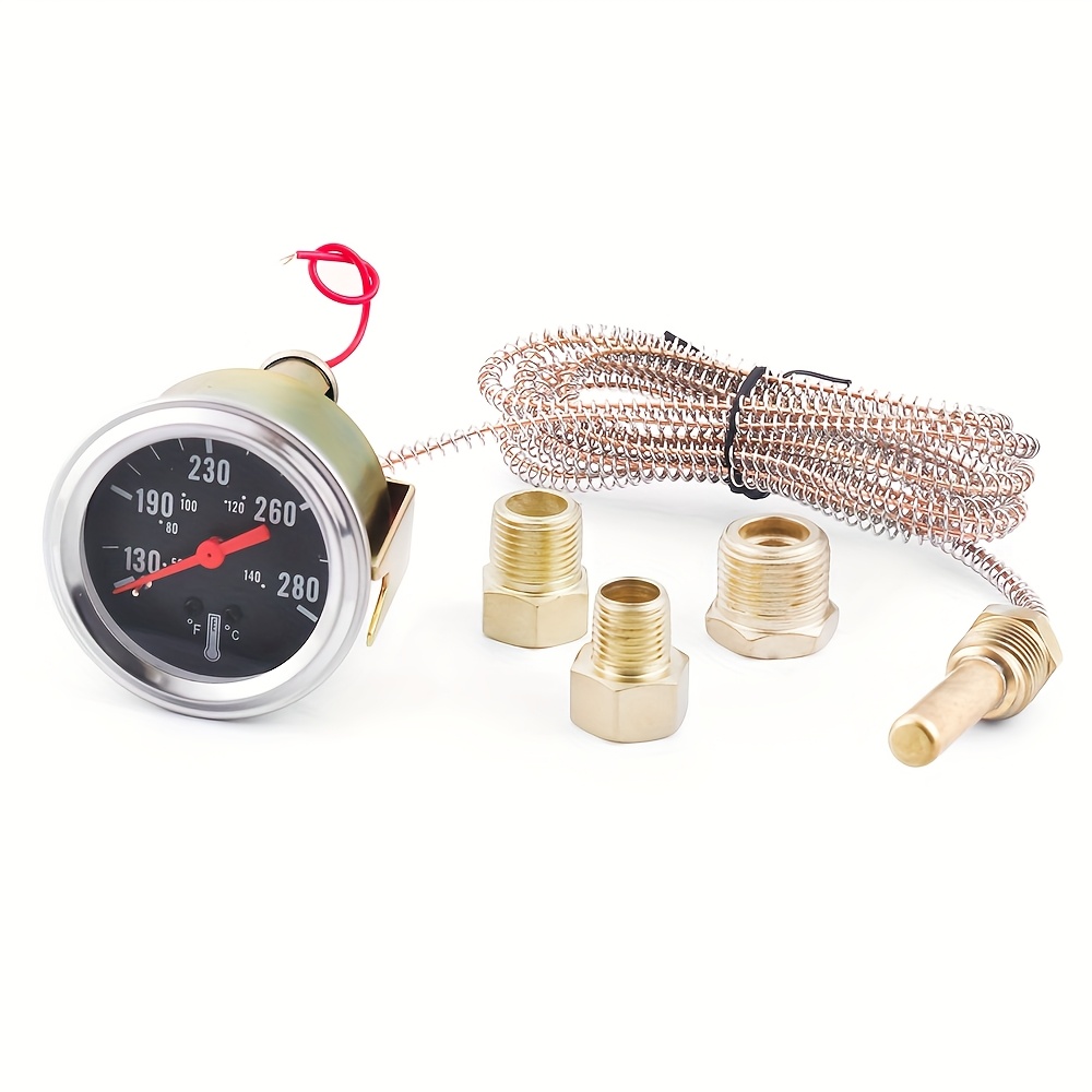 5.08 cm Universal Dual Scale Water Temperature Gauge