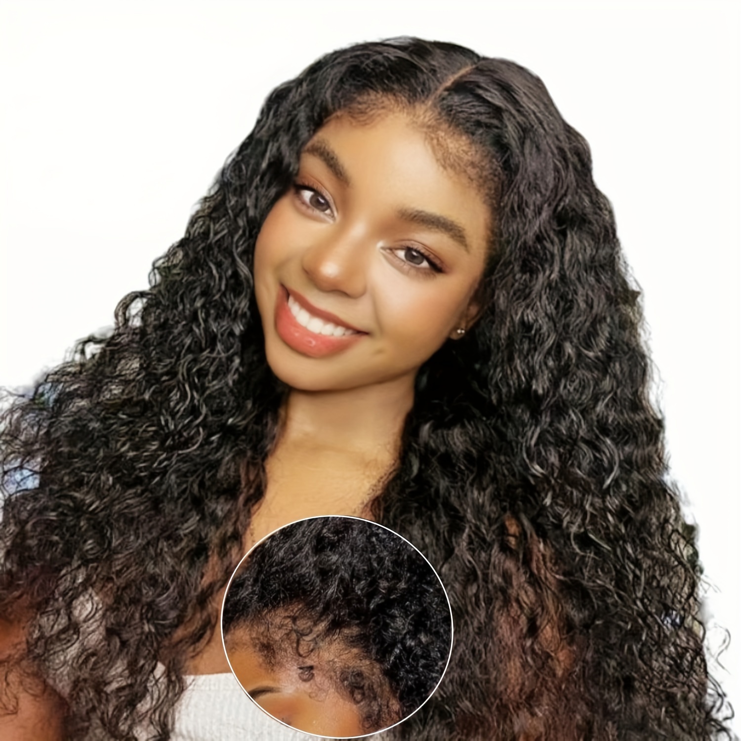 

180% Density Kinky 4c Curly Wig Hairline 13x4 Lace Front Wigs Hd Transparent Lace Frontal Wigs Human Hair With Curly Baby Glueless Frontal Wig Natural Pre