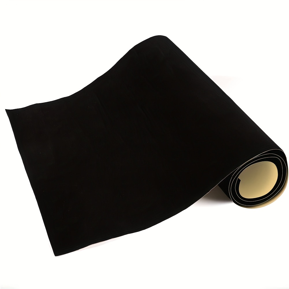 TEMU Rotolo di tessuto autoadesivo, di velluto con adesivo, 1,5 m di lunghezza x 50 cm di larghezza, spessore 1,2 mm per artigianato, scatole di