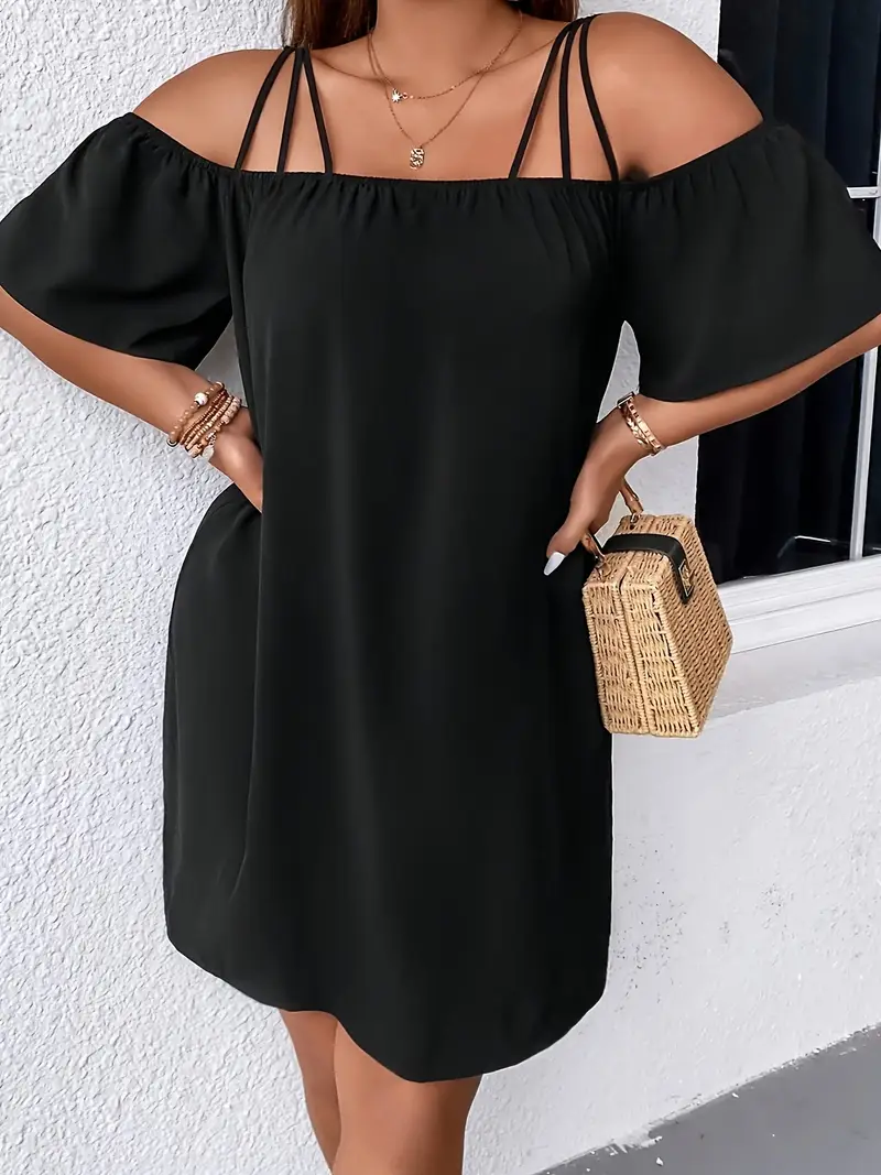 plus size womens plus size shoulder party dress elegant - Temu plus size womens plus size shoulder party dress elegant - Temu