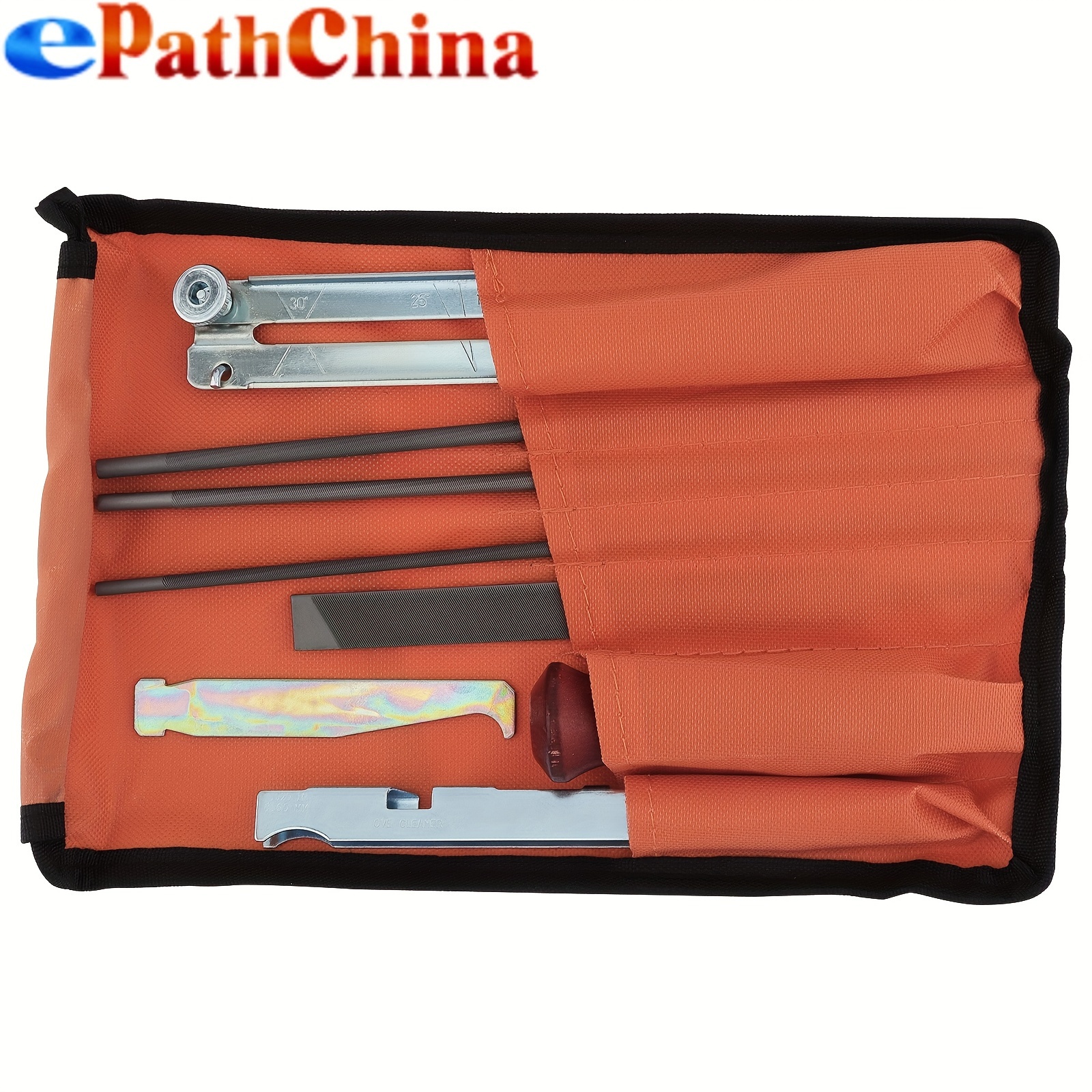 8piece Chainsaw Sharpening Kit With 5/32", 3/16", 7/32" Round Files