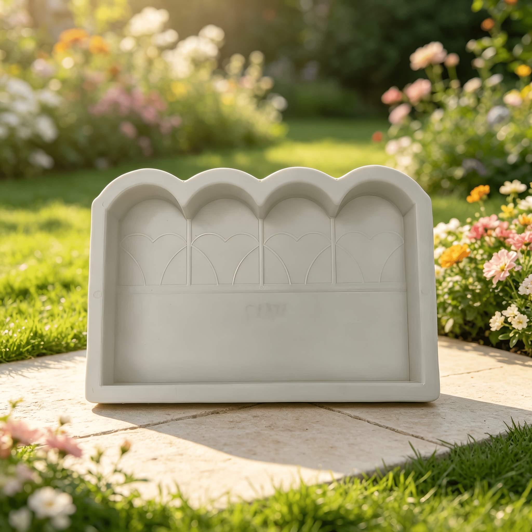 Image of Decorative, Fencing, And All Kinds Of Flooring Single Fence Casting Molds. Reusable Cement/sand Purpose | Curing Cycle | Demolding Design. Suitable For Home Gardens, Patio Decks, Etc.