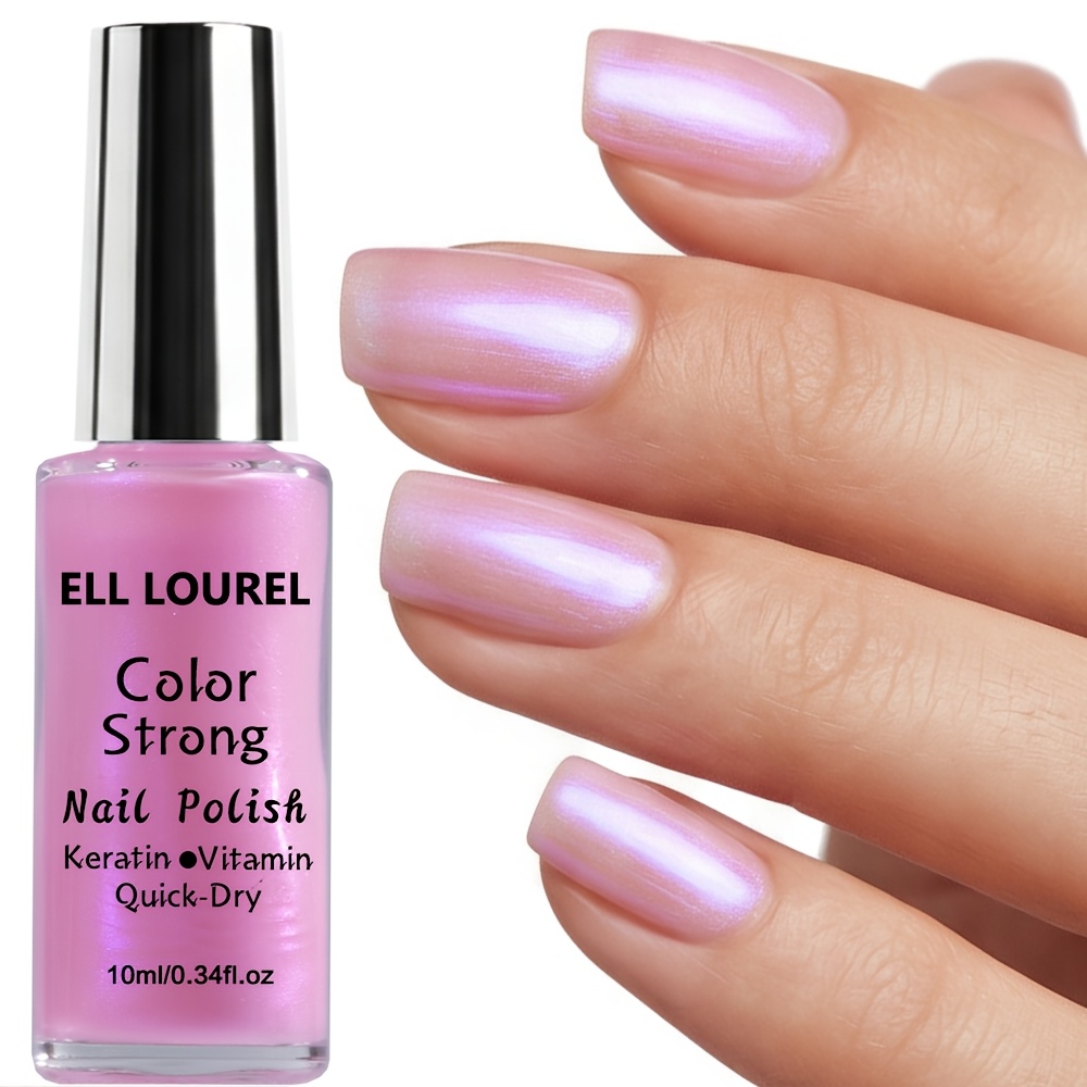     pearlescent nude pink nail polish alcohol free with delicate metallic pearlescent   perfectly adheres to nails suitable for   daily   workplace dates weddings and     cost 10ml size