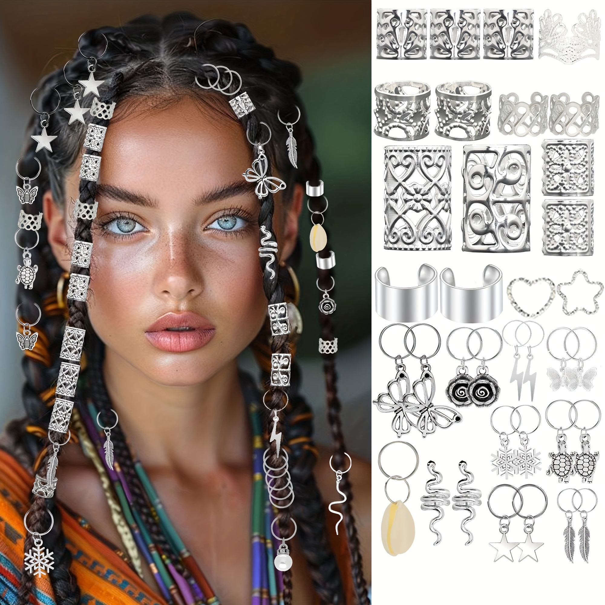 

252pcs Accessory Set - Alloy , & For Braids | / |