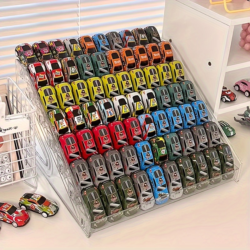 

/64 Scale Matchbox Wheel Toy Car Display Box Can Hold 70 Toy Car Storage Display Shelves, Transparent Matchbox Toy Car Storage Shelves