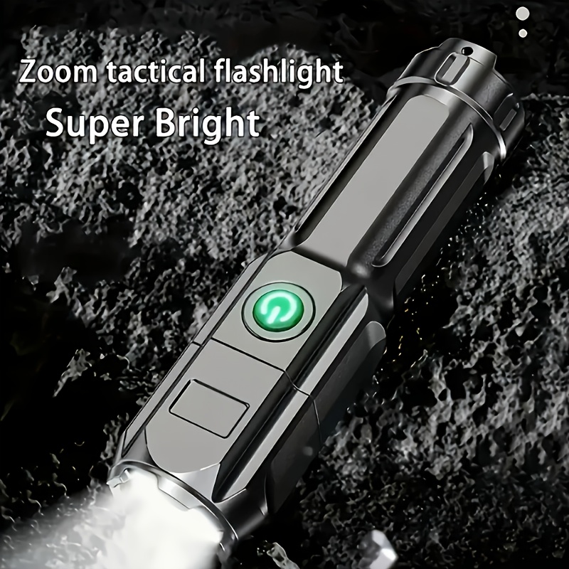 1pc Rechargeable LED Flashlight, Portable Mini Type-C Charging with 3 Modes
