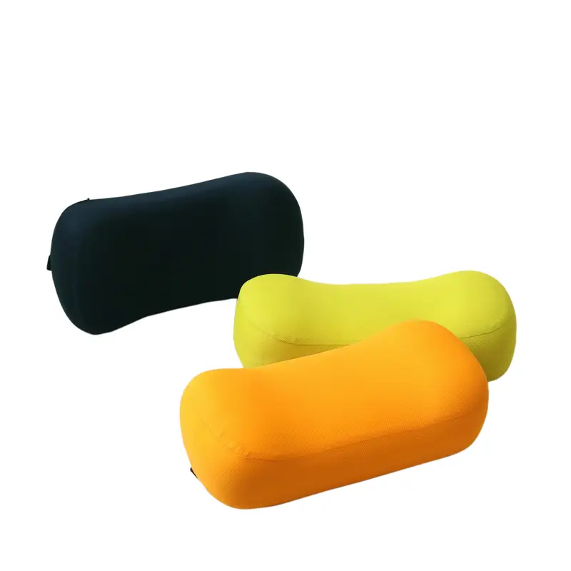 1pc memory foam lumbar pad travel pillow office sedentary lumbar support pad portable multifunctional pillow with adjustable shoulder strap compressible easy to carry delicate lumbar pad nap Product details 6