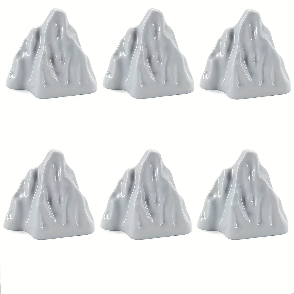 3pcs/6pcs Building Block Forest Landscape Additions