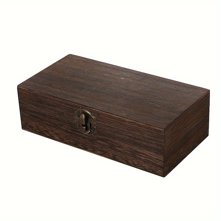 Petit meuble de rangement vintage années 70 en bois