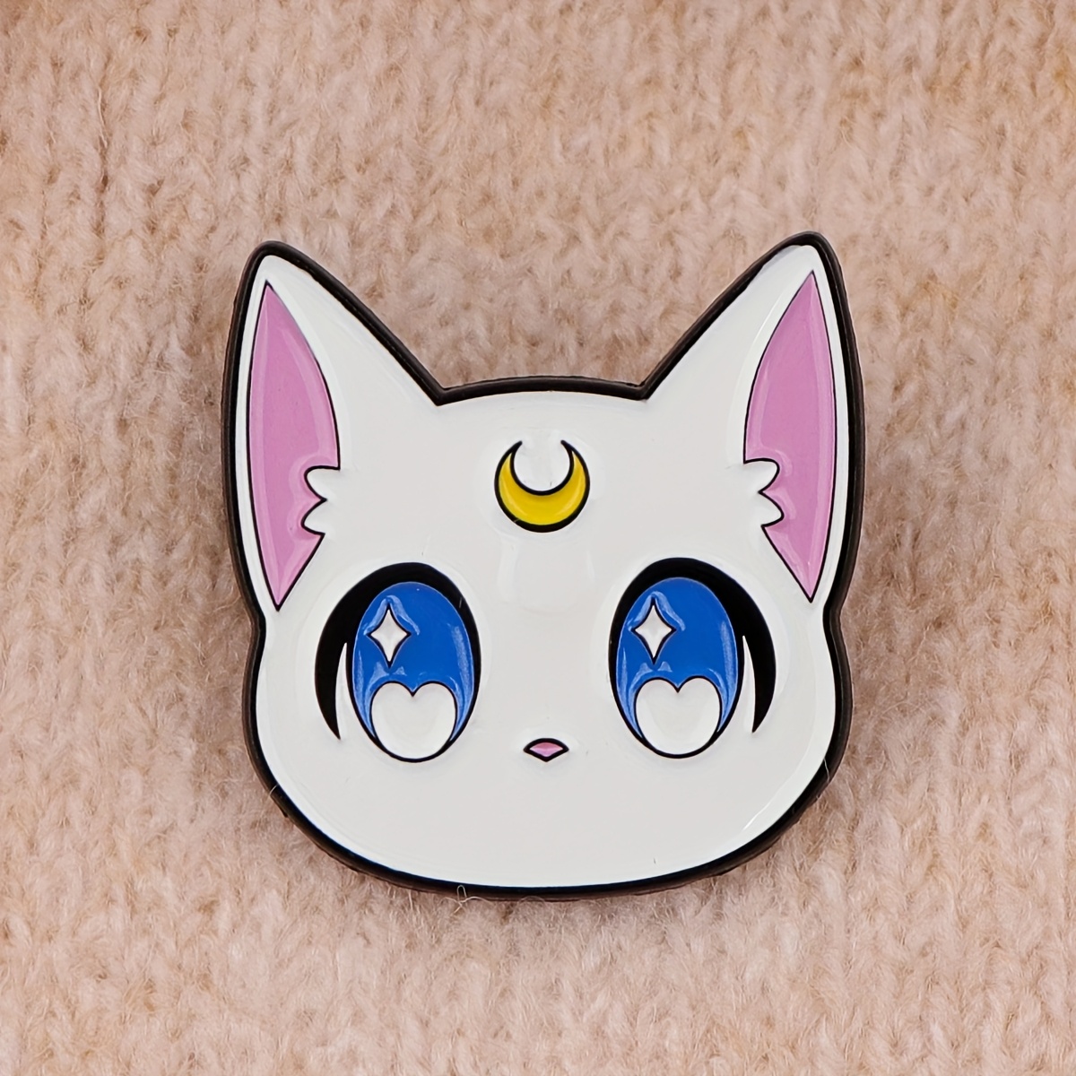 

- Cat Enamel Lapel Pin - Zinc Alloy, Mixed Brooch For Backpacks, Clothes, And Accessories - Suitable For 15+ - 1pc