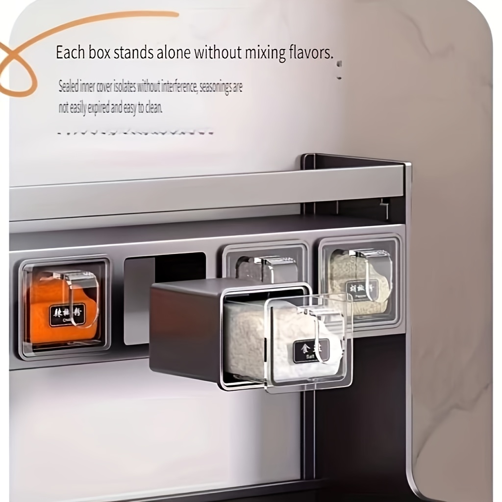 Stainless Steel Kitchen Spice Rack with Hanging & Placement Options - No Drill Wall-Mounted Organizer, Multi-Tiered Shelf for Salt, Pepper, Herbs, Utility Racks, Kitchen Spice Rack