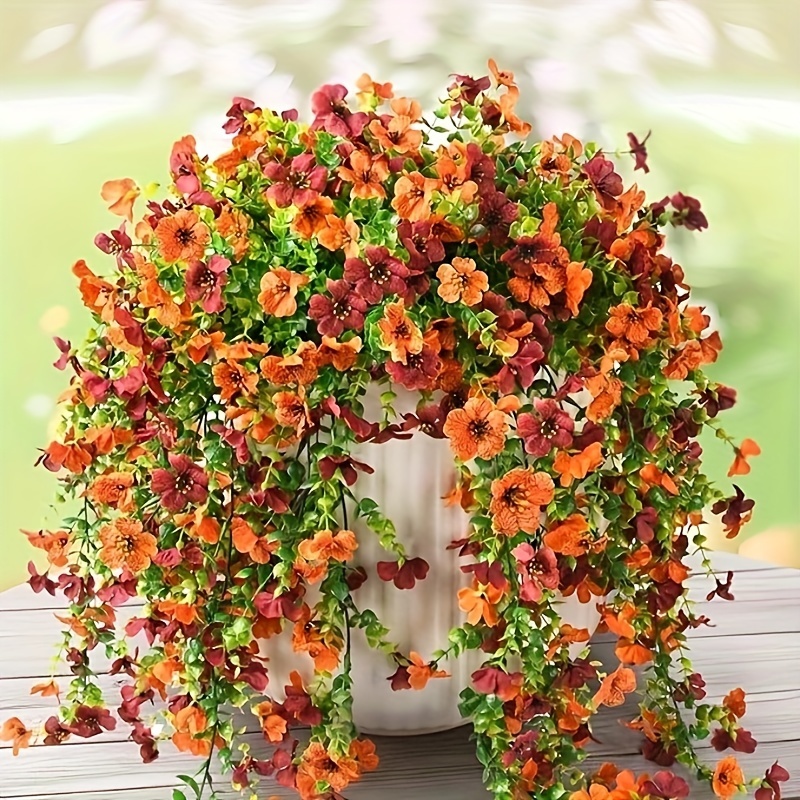 

2pcs Eucalyptus Arrangements, Uv- Flower Garland For Fall Decor - For , , , Decorations, For Halloween, , 's Day, Day Of The ,