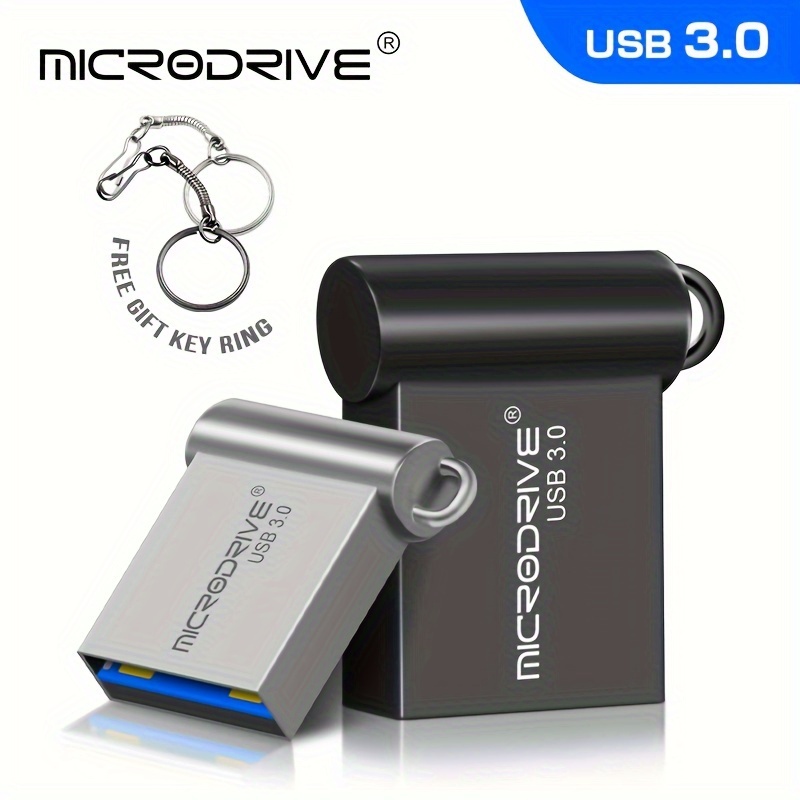 

Mini clé USB Flash Drive Pen Drive USB 3.0 Clé USB 64 Go/32 Go/16 Go/8 Go/4 Go Clé USB avec porte-clés