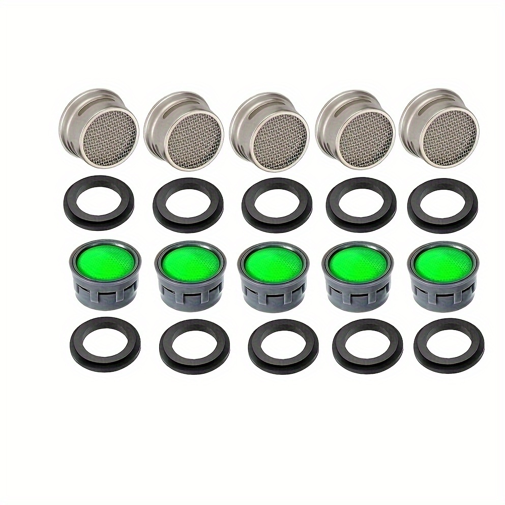 20/24/40pcs Kitchen Faucet Bubbler Stainless Steel And Plastic Filter Element Kitchen Faucet Accessories Nozzle Bubbler Replacement Accessories