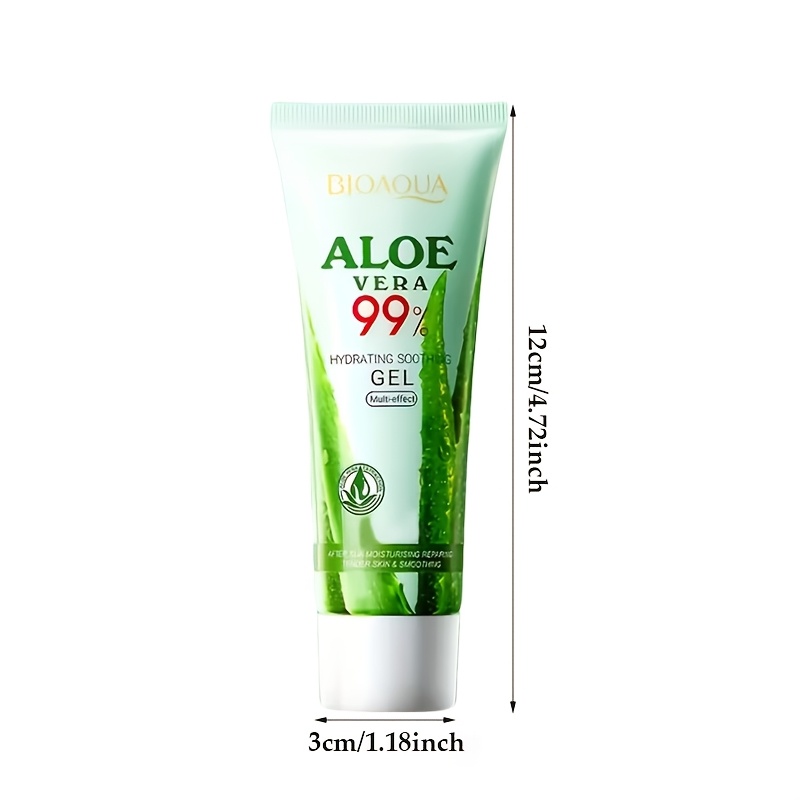 Set 3 bucăți Gel Hidratant cu Aloe Vera 99%, Conține Extract de Aloe Vera, Hidratează și Hidratizează Profund, Efectează Eficient și Îngrijește Pielea, Potrivit pentru Față, Corp, Mâini, Picioare, Utilizare pe Tot Corpul, Formulă Sigură și Hipoalergenică