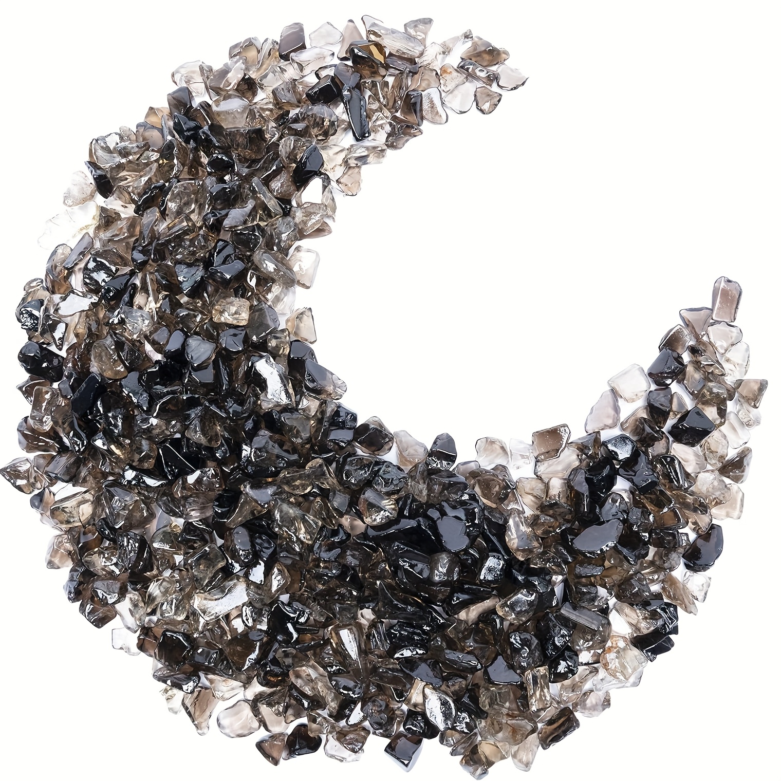 Smoky Quartz Crystal Crushed Stones for Decorative Use